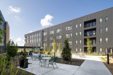 courtyard with outdoor furniture